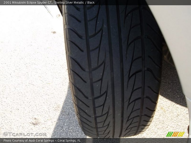 Sterling Silver Metallic / Black 2001 Mitsubishi Eclipse Spyder GT