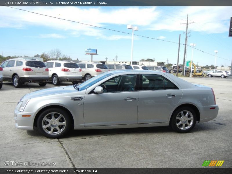 Radiant Silver Metallic / Ebony 2011 Cadillac STS V6 Luxury