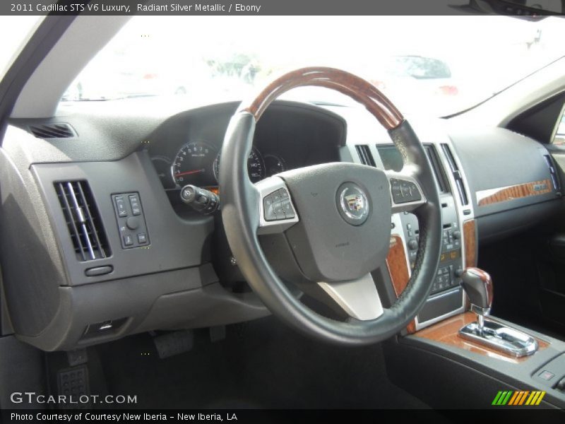 Radiant Silver Metallic / Ebony 2011 Cadillac STS V6 Luxury