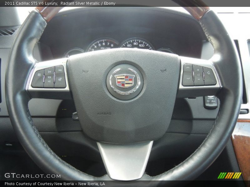 Radiant Silver Metallic / Ebony 2011 Cadillac STS V6 Luxury