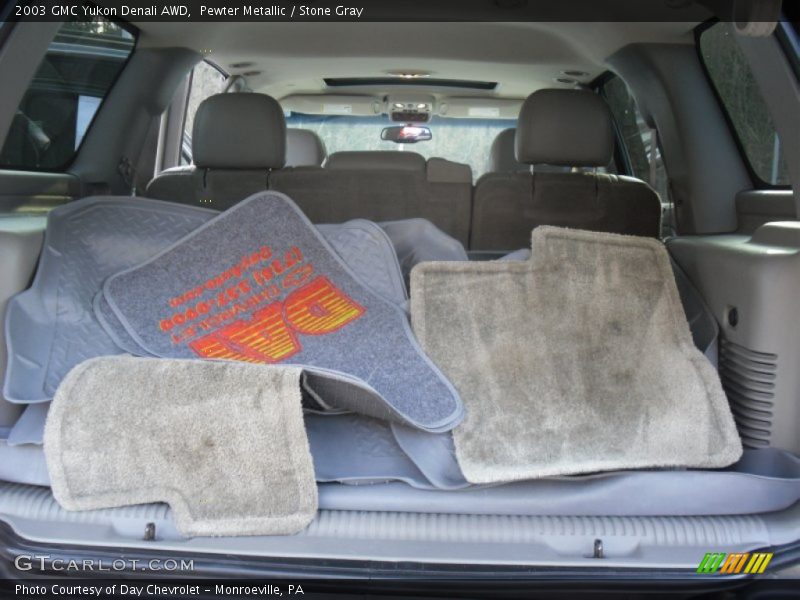 Pewter Metallic / Stone Gray 2003 GMC Yukon Denali AWD