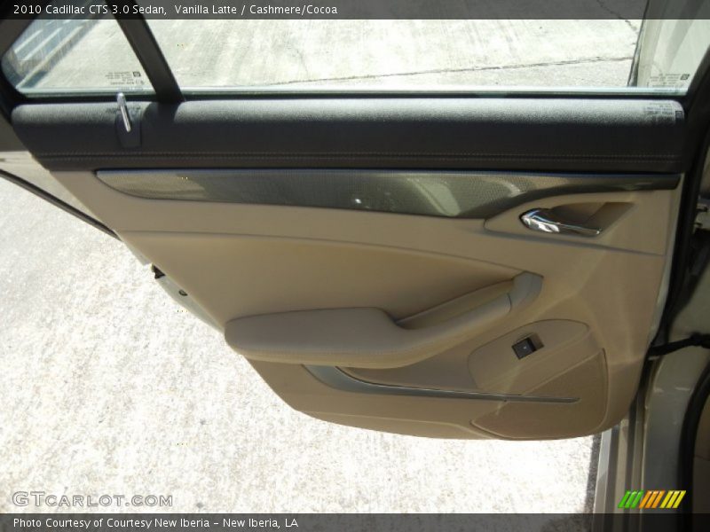 Vanilla Latte / Cashmere/Cocoa 2010 Cadillac CTS 3.0 Sedan