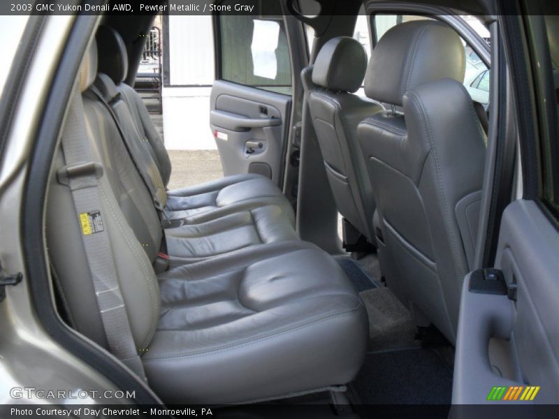 Pewter Metallic / Stone Gray 2003 GMC Yukon Denali AWD