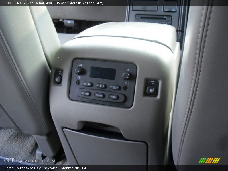 Pewter Metallic / Stone Gray 2003 GMC Yukon Denali AWD