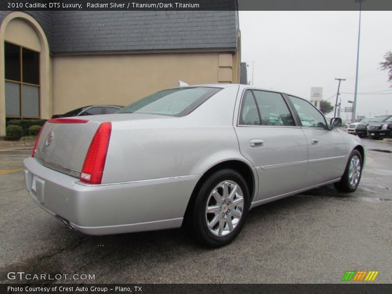 Radiant Silver / Titanium/Dark Titanium 2010 Cadillac DTS Luxury