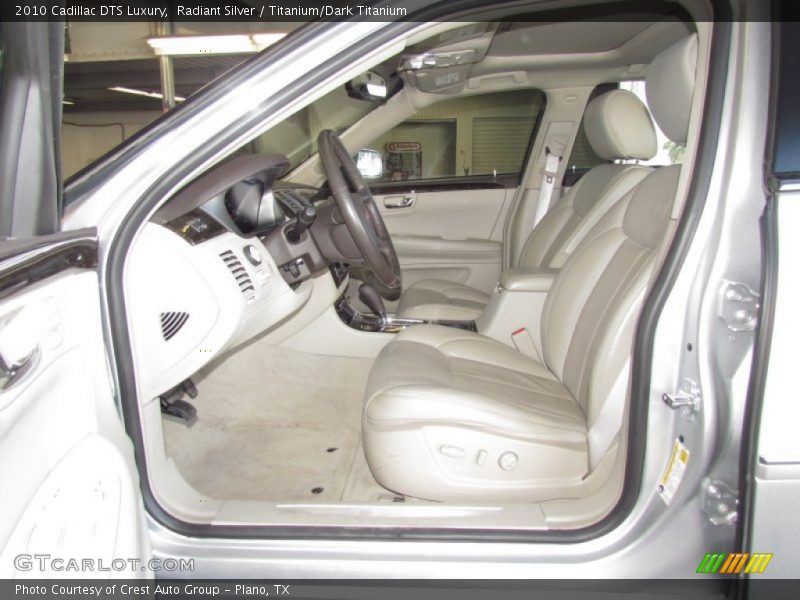 Radiant Silver / Titanium/Dark Titanium 2010 Cadillac DTS Luxury
