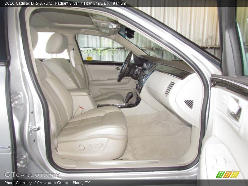 Radiant Silver / Titanium/Dark Titanium 2010 Cadillac DTS Luxury
