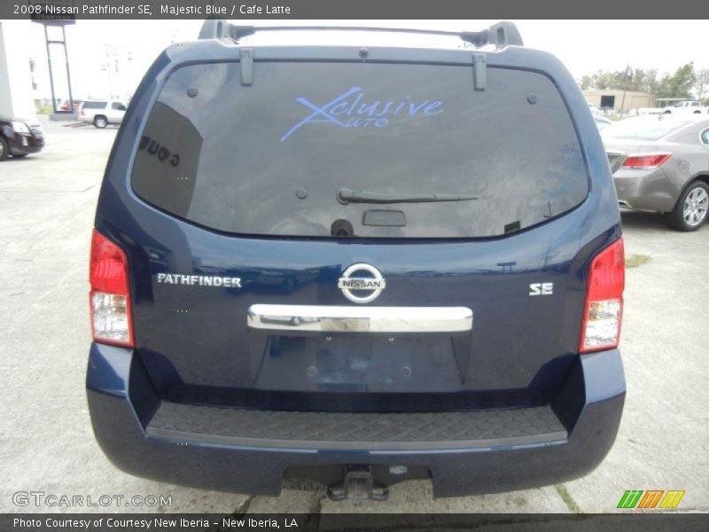 Majestic Blue / Cafe Latte 2008 Nissan Pathfinder SE