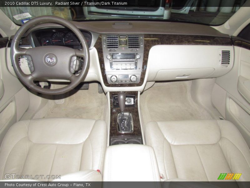 Radiant Silver / Titanium/Dark Titanium 2010 Cadillac DTS Luxury