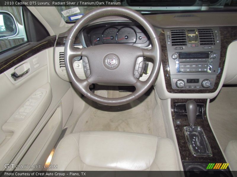 Radiant Silver / Titanium/Dark Titanium 2010 Cadillac DTS Luxury
