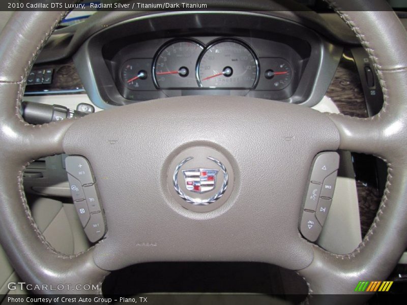 Radiant Silver / Titanium/Dark Titanium 2010 Cadillac DTS Luxury