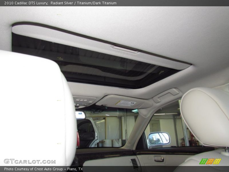 Radiant Silver / Titanium/Dark Titanium 2010 Cadillac DTS Luxury