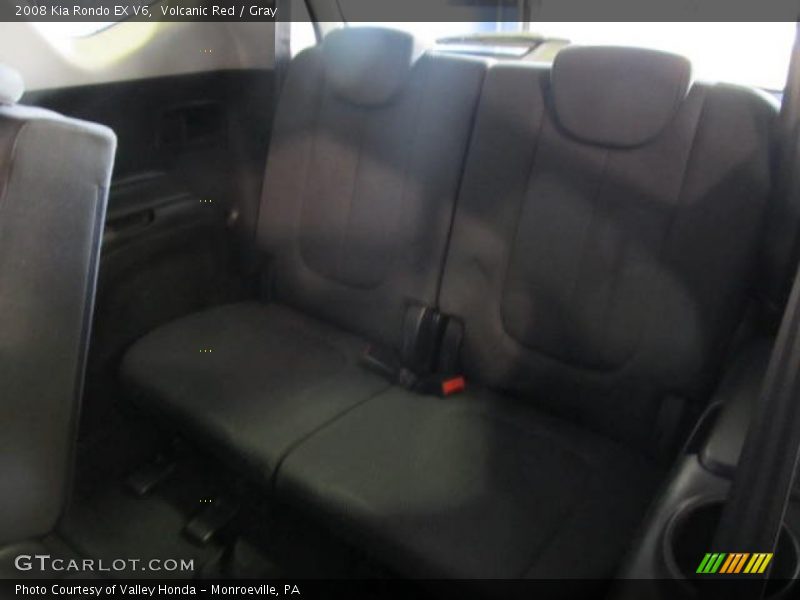 Volcanic Red / Gray 2008 Kia Rondo EX V6