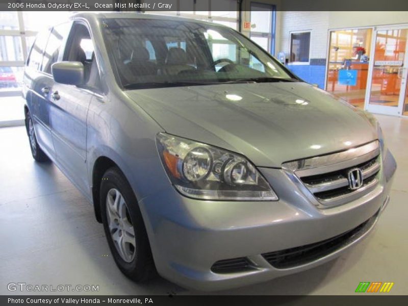 Ocean Mist Metallic / Gray 2006 Honda Odyssey EX-L