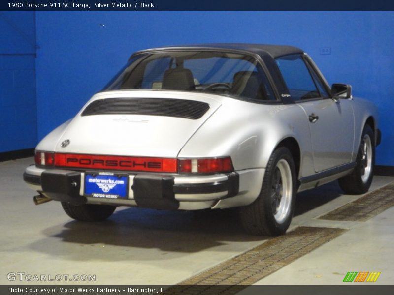 Silver Metallic / Black 1980 Porsche 911 SC Targa