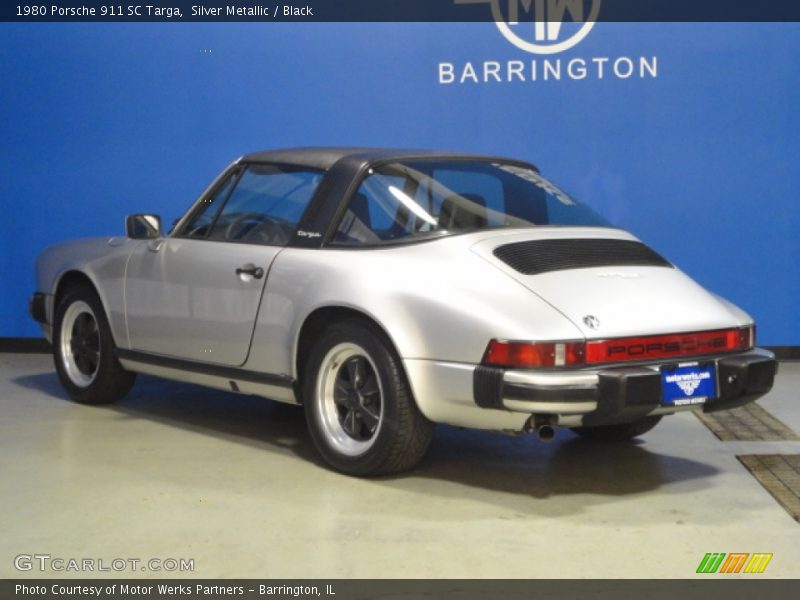 Silver Metallic / Black 1980 Porsche 911 SC Targa