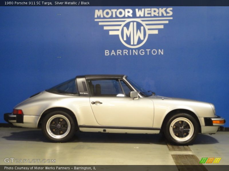 Silver Metallic / Black 1980 Porsche 911 SC Targa