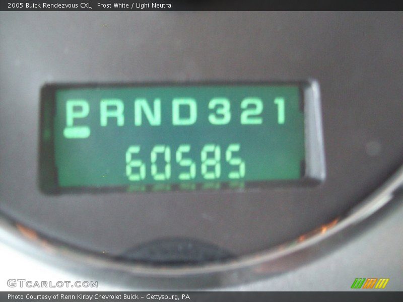 Frost White / Light Neutral 2005 Buick Rendezvous CXL