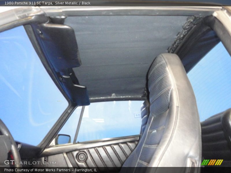 Silver Metallic / Black 1980 Porsche 911 SC Targa