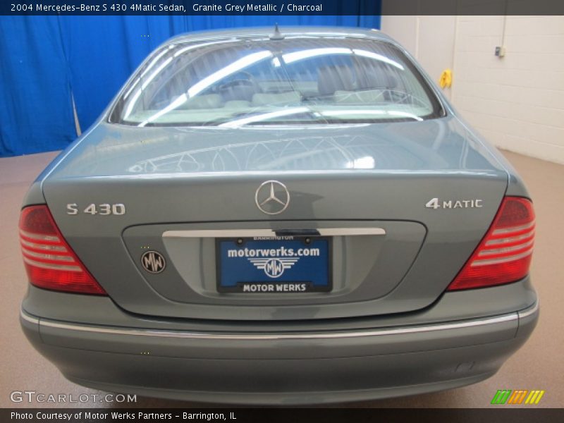 Granite Grey Metallic / Charcoal 2004 Mercedes-Benz S 430 4Matic Sedan