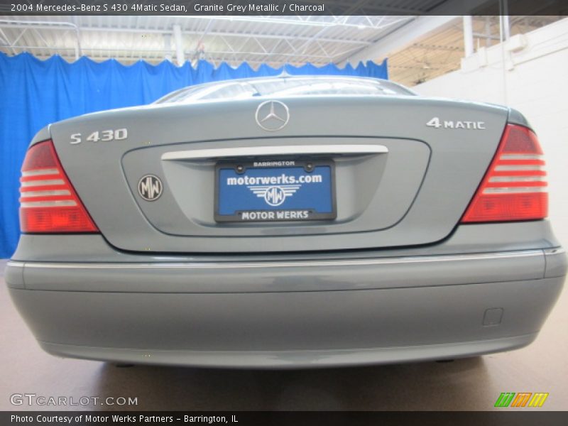 Granite Grey Metallic / Charcoal 2004 Mercedes-Benz S 430 4Matic Sedan