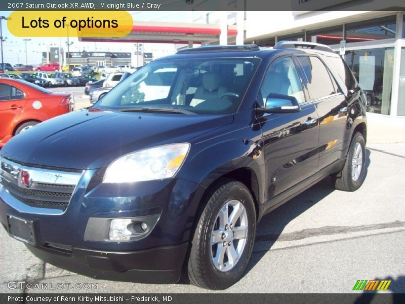 Midnight Blue / Gray 2007 Saturn Outlook XR AWD