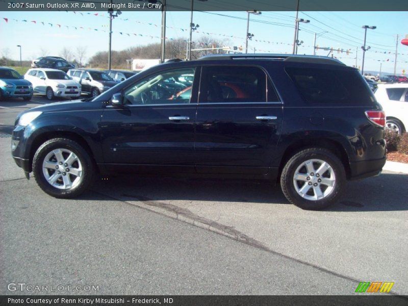 Midnight Blue / Gray 2007 Saturn Outlook XR AWD