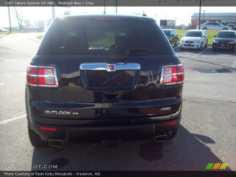 Midnight Blue / Gray 2007 Saturn Outlook XR AWD