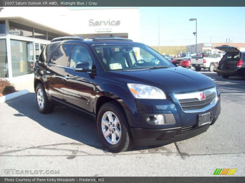 Midnight Blue / Gray 2007 Saturn Outlook XR AWD