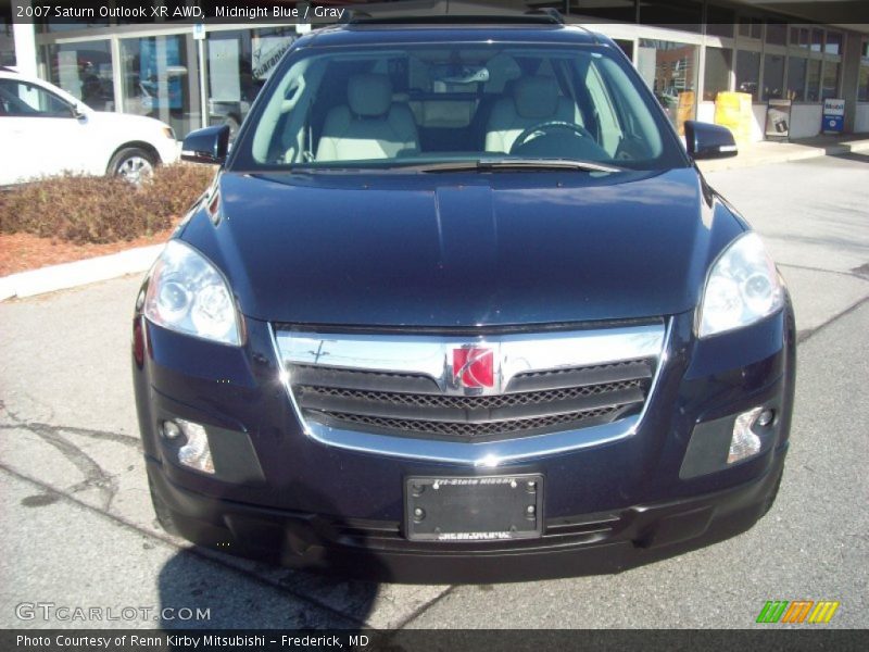 Midnight Blue / Gray 2007 Saturn Outlook XR AWD
