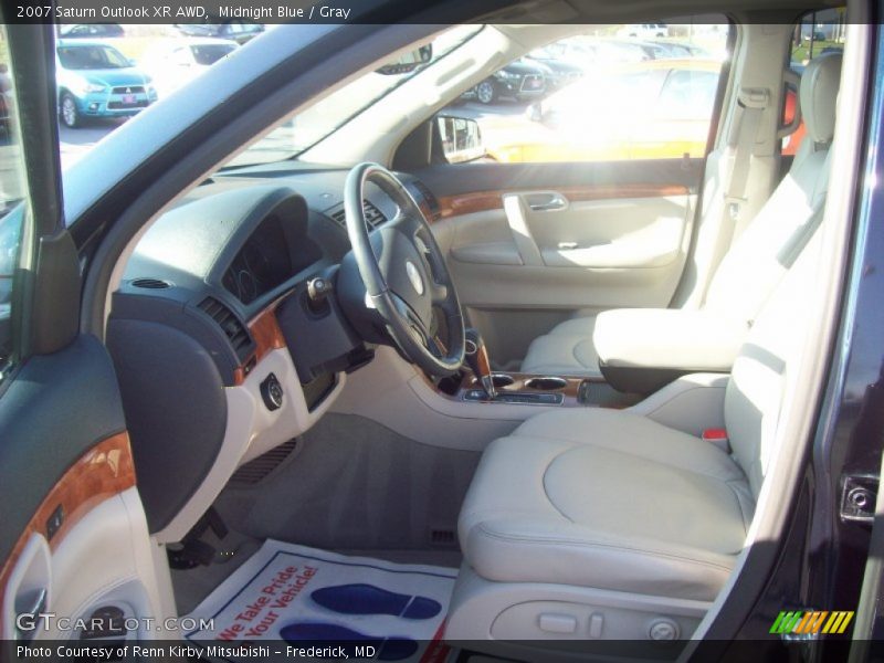 Midnight Blue / Gray 2007 Saturn Outlook XR AWD