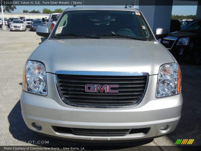 Pure Silver Metallic / Ebony 2011 GMC Yukon XL SLE