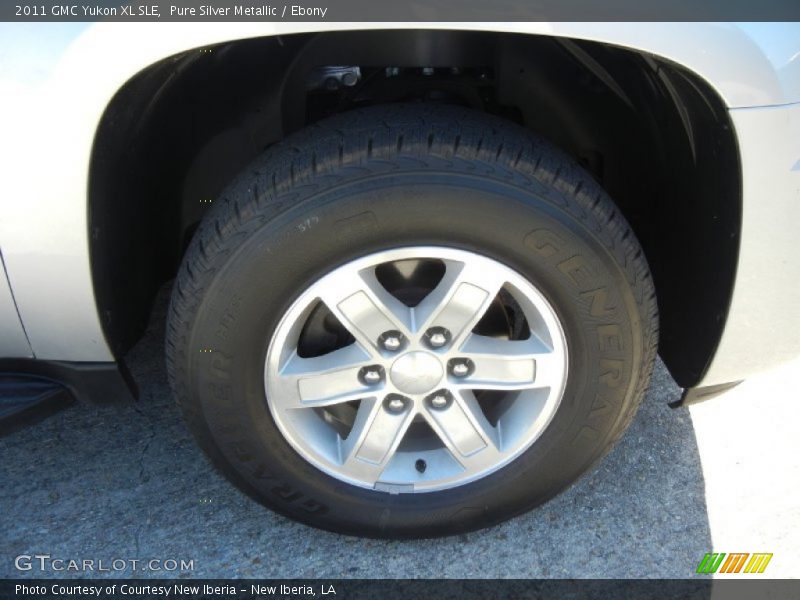 Pure Silver Metallic / Ebony 2011 GMC Yukon XL SLE
