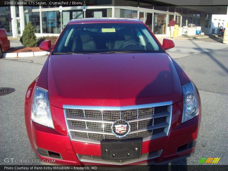 Crystal Red / Ebony 2008 Cadillac CTS Sedan