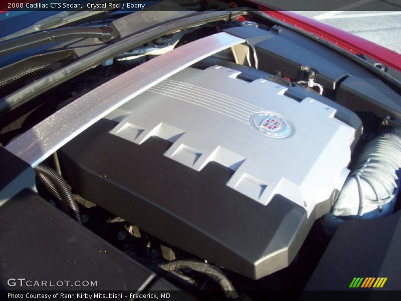 Crystal Red / Ebony 2008 Cadillac CTS Sedan