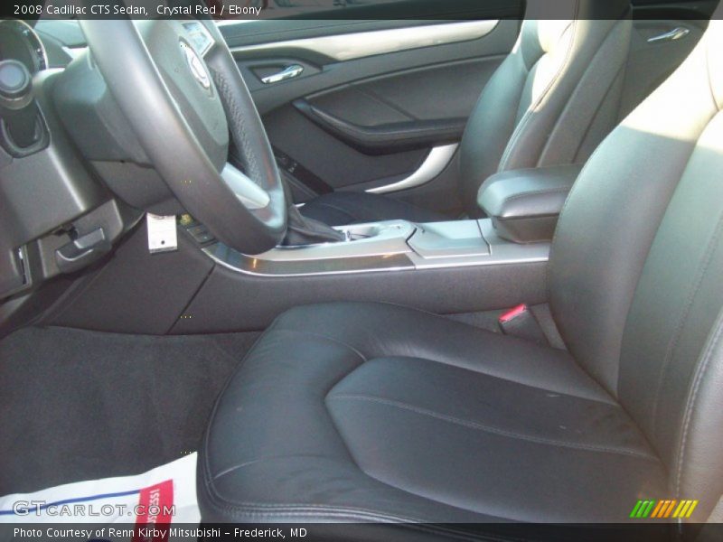 Crystal Red / Ebony 2008 Cadillac CTS Sedan