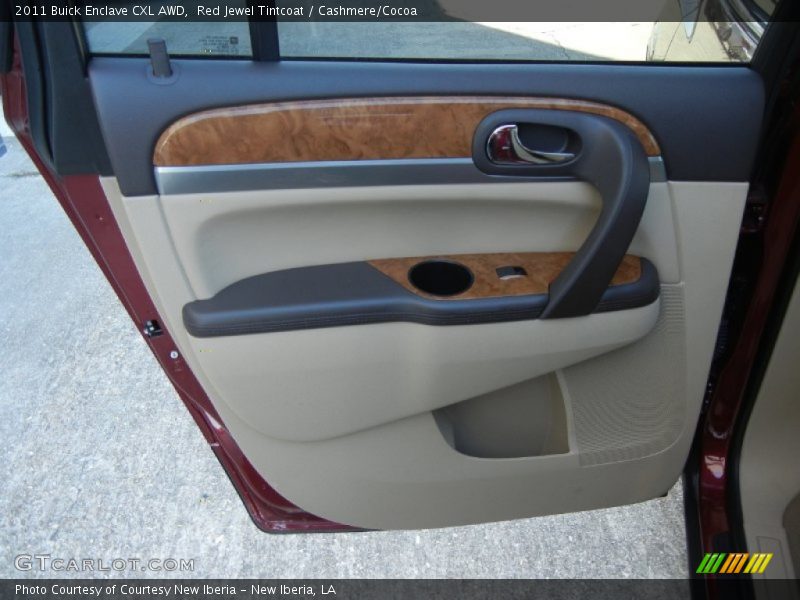 Red Jewel Tintcoat / Cashmere/Cocoa 2011 Buick Enclave CXL AWD