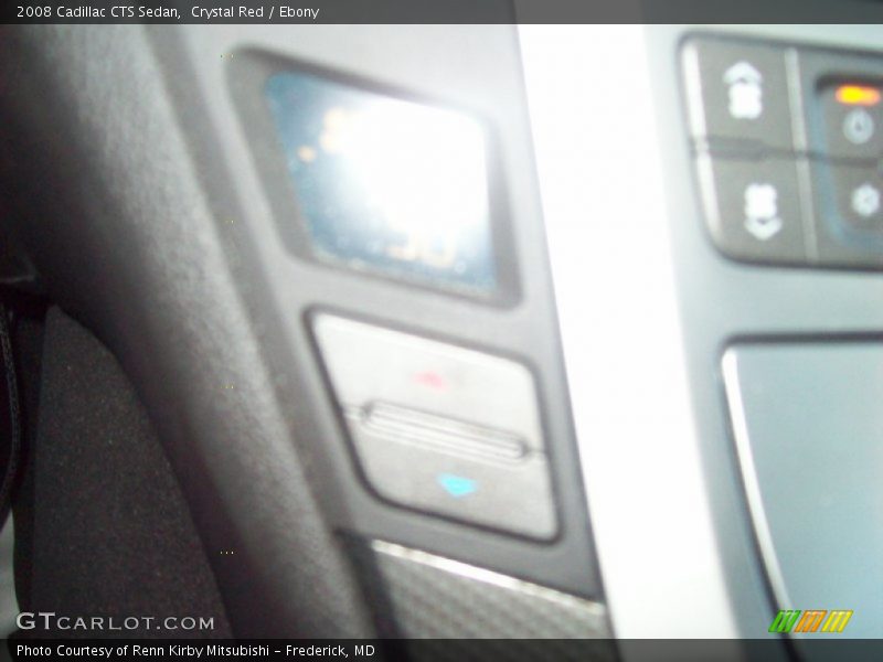 Crystal Red / Ebony 2008 Cadillac CTS Sedan