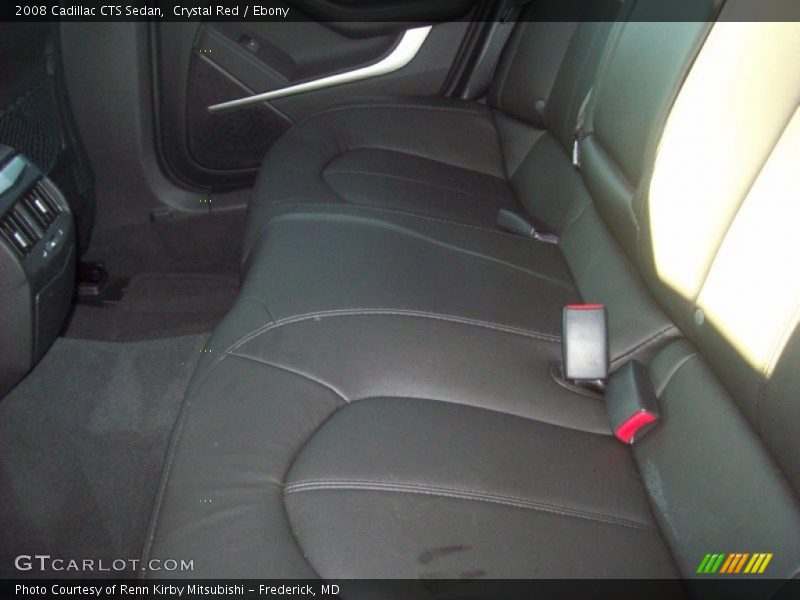 Crystal Red / Ebony 2008 Cadillac CTS Sedan
