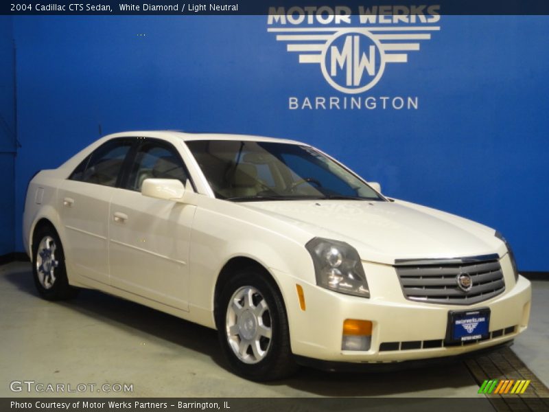 White Diamond / Light Neutral 2004 Cadillac CTS Sedan