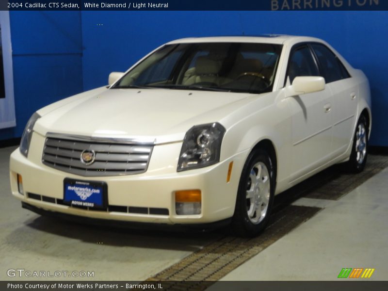 White Diamond / Light Neutral 2004 Cadillac CTS Sedan