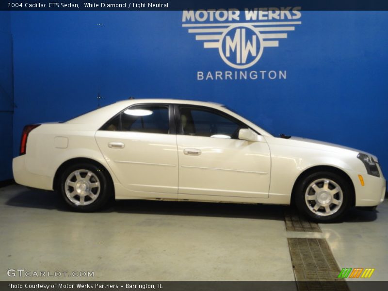 White Diamond / Light Neutral 2004 Cadillac CTS Sedan