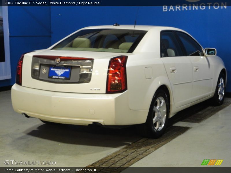 White Diamond / Light Neutral 2004 Cadillac CTS Sedan