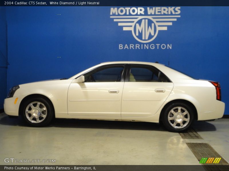 White Diamond / Light Neutral 2004 Cadillac CTS Sedan