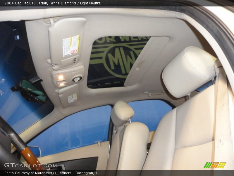 White Diamond / Light Neutral 2004 Cadillac CTS Sedan