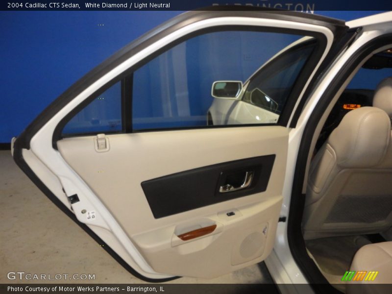 White Diamond / Light Neutral 2004 Cadillac CTS Sedan