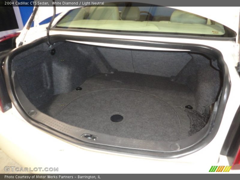 White Diamond / Light Neutral 2004 Cadillac CTS Sedan