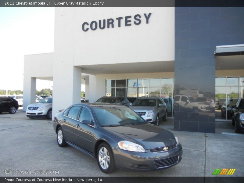Cyber Gray Metallic / Ebony 2011 Chevrolet Impala LT