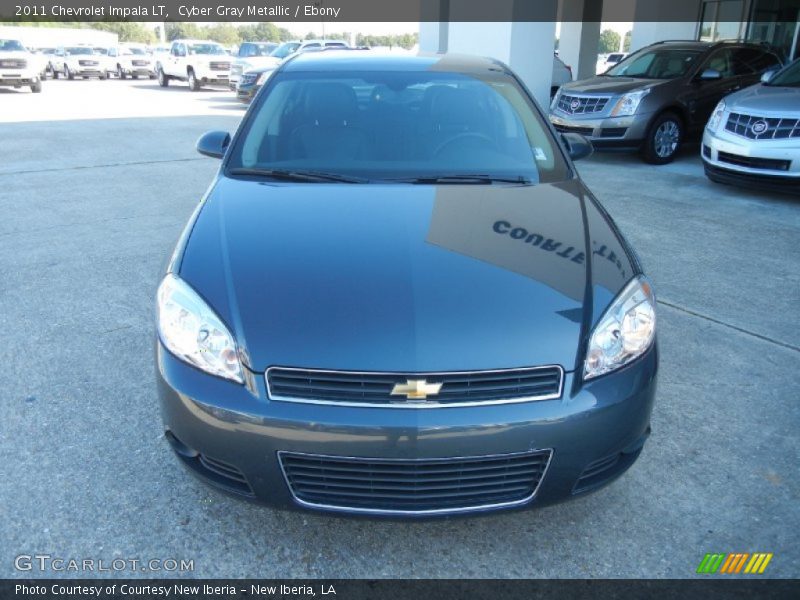 Cyber Gray Metallic / Ebony 2011 Chevrolet Impala LT