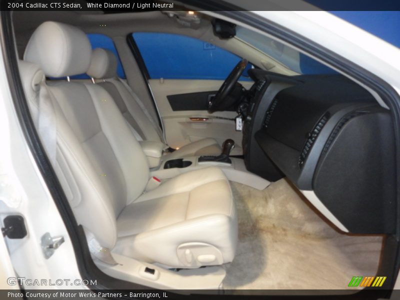 White Diamond / Light Neutral 2004 Cadillac CTS Sedan